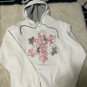 New Snowflake Hooded Sweatshirt